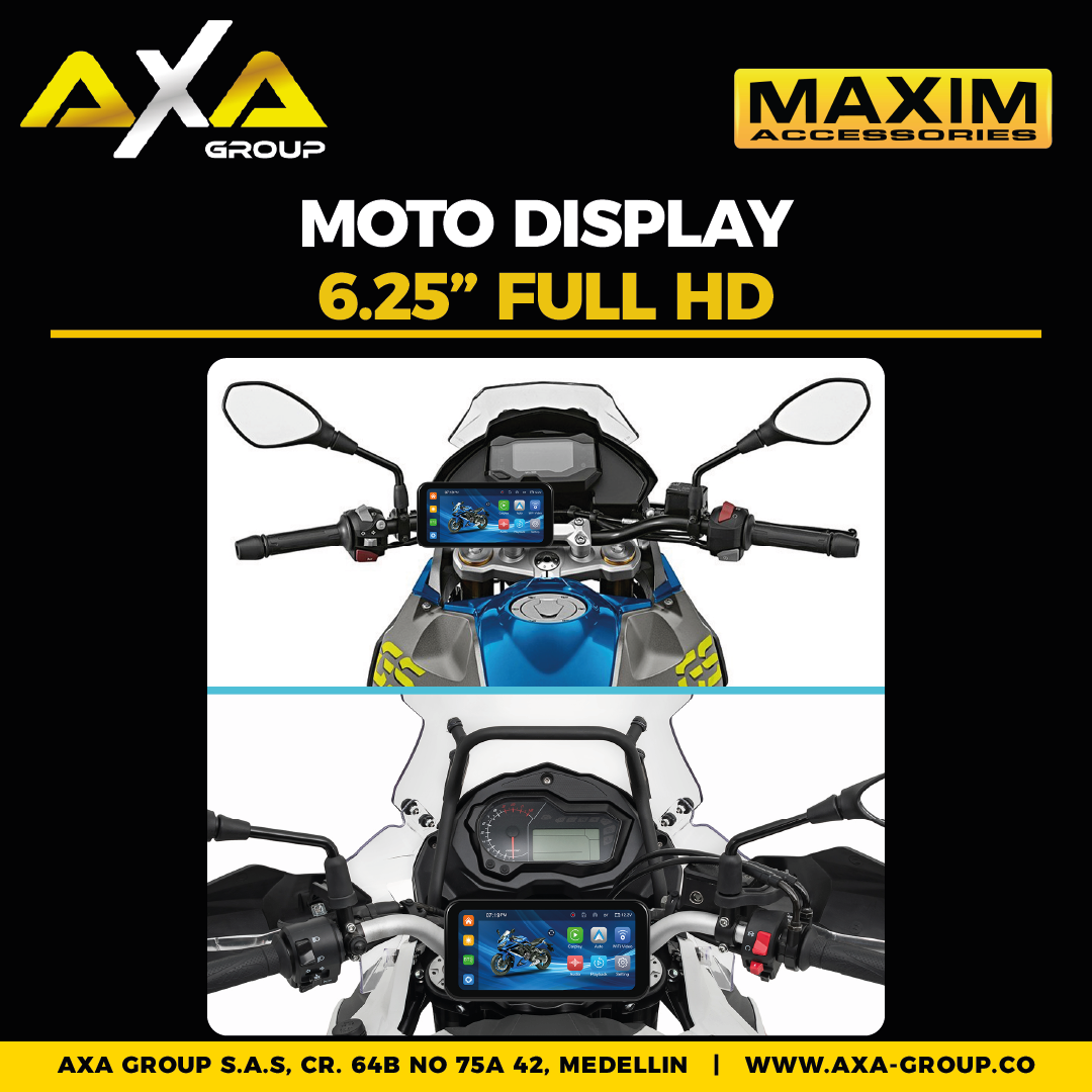 MOTO DISPLAY UNIVERSAL DE 6.25¨ + DVR