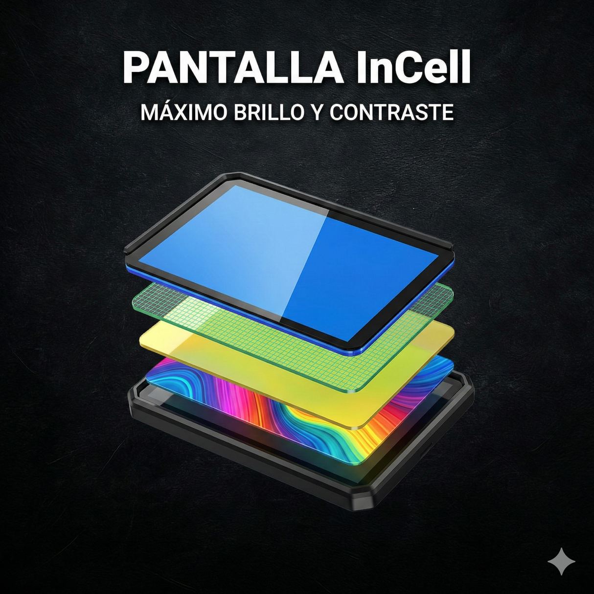 MOTO DISPLAY UNIVERSAL DE 7¨ 2026 - S. TUBULAR + TPMS + CONTROL