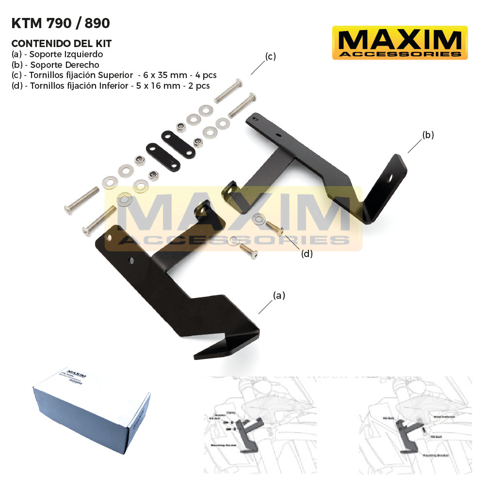 Soportes Exploradoras KTM 790-890