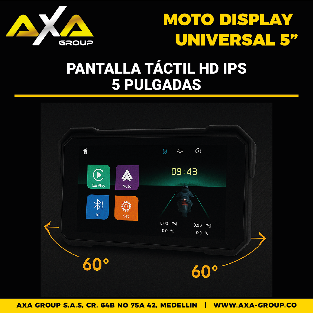 MOTO DISPLAY UNIVERSAL DE 5¨ - MXM