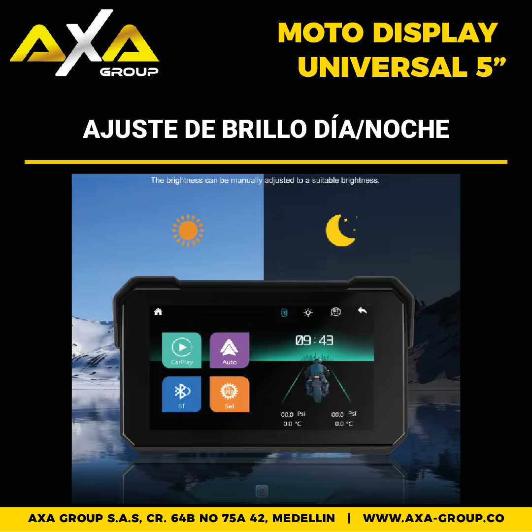 MOTO DISPLAY UNIVERSAL DE 5¨ - MXM