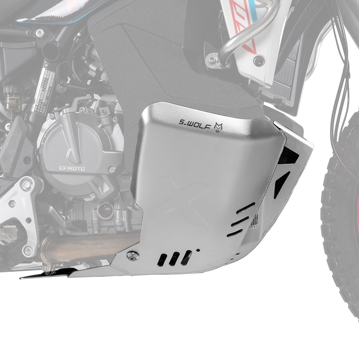 S_Wolf protector inferior de motor para CFMOTO 1000 MT-X — imagen 4