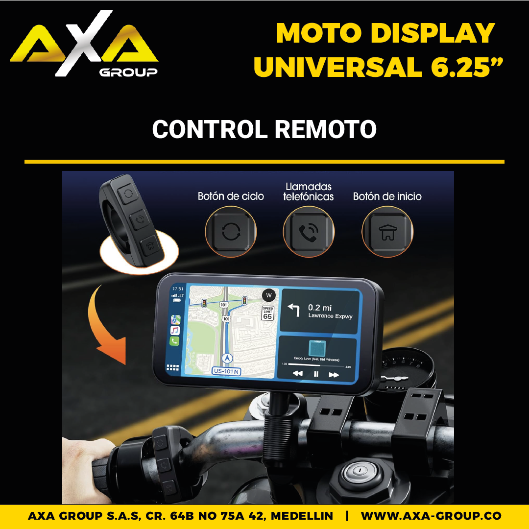 MOTO DISPLAY UNIVERSAL DE 6.25¨