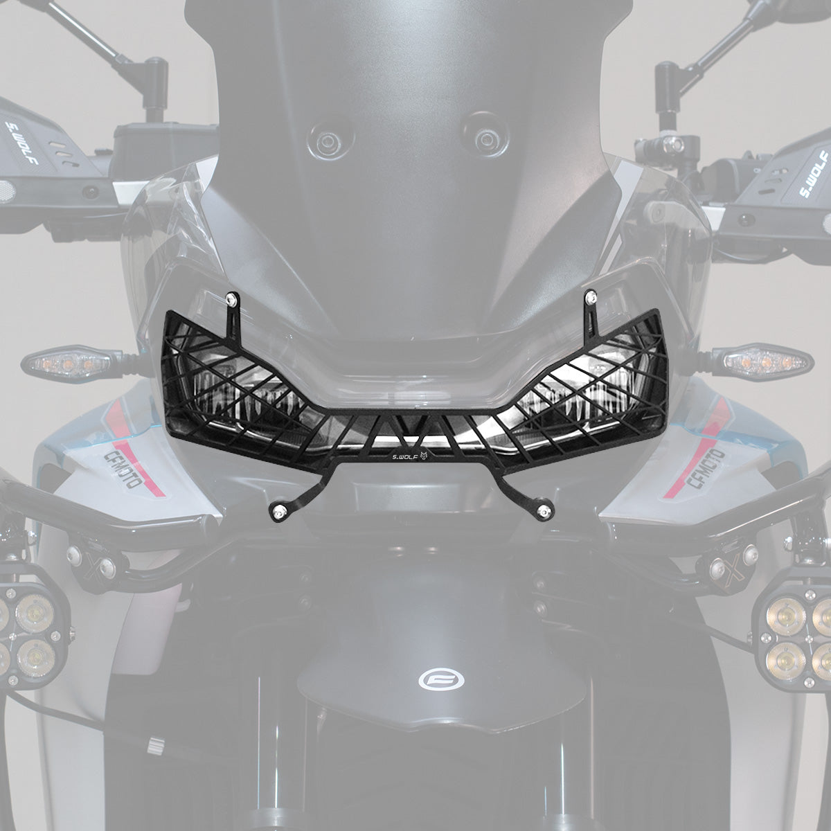 S_Wolf protector de faro para CFMOTO 800 MT-X — imagen 3