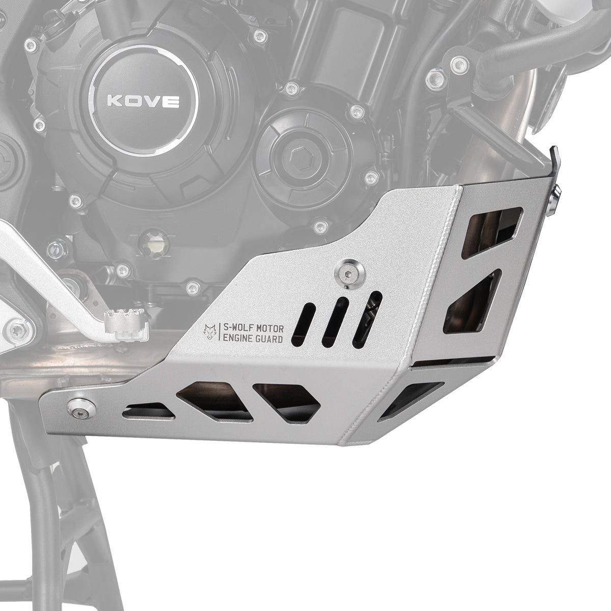 Protector de motor S-Wolf de 4 mm para KOVE 625X — imagen 4