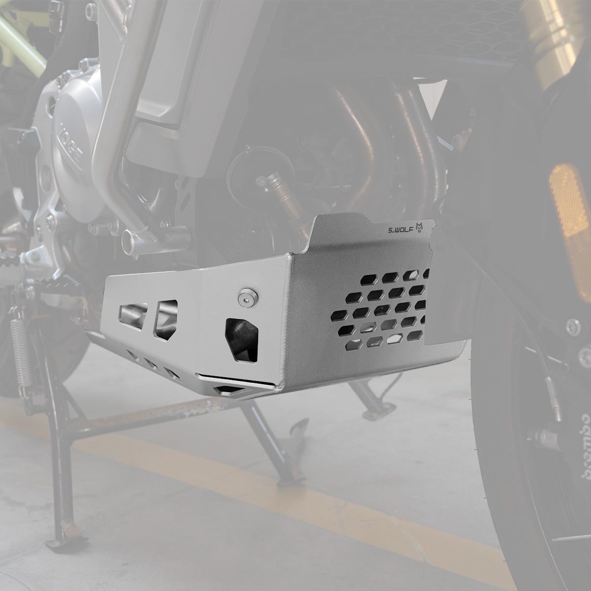 S_Wolf protector inferior de motor para VOGE DS900X, compatible con defensas de fábrica — imagen 5