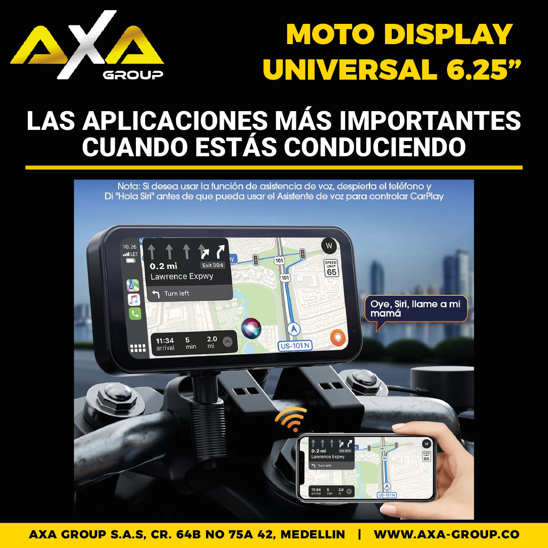 MOTO DISPLAY UNIVERSAL DE 6.25¨