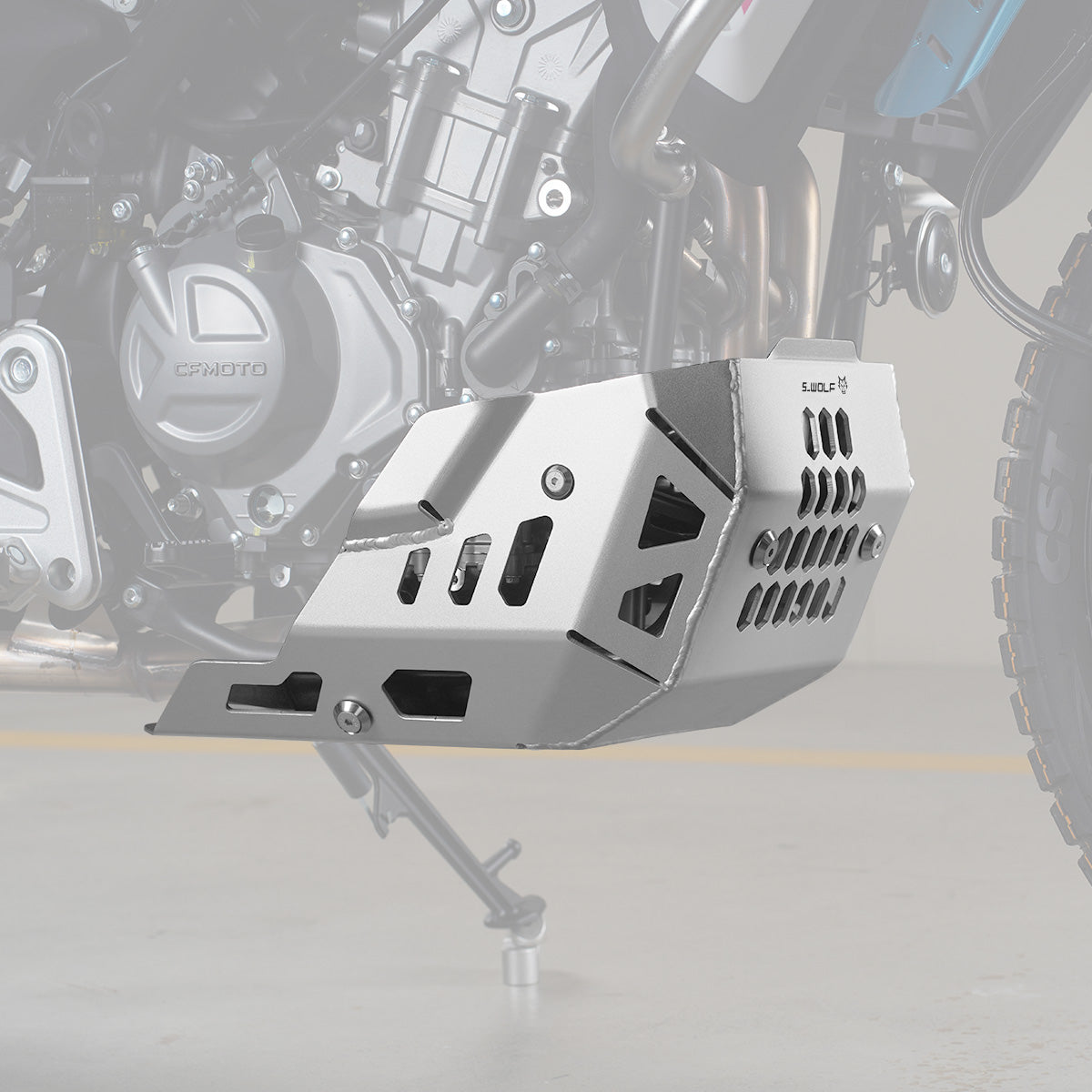 Cubre cárter S-Wolf para CFMOTO 450MT (2024 en adelante) — imagen 6