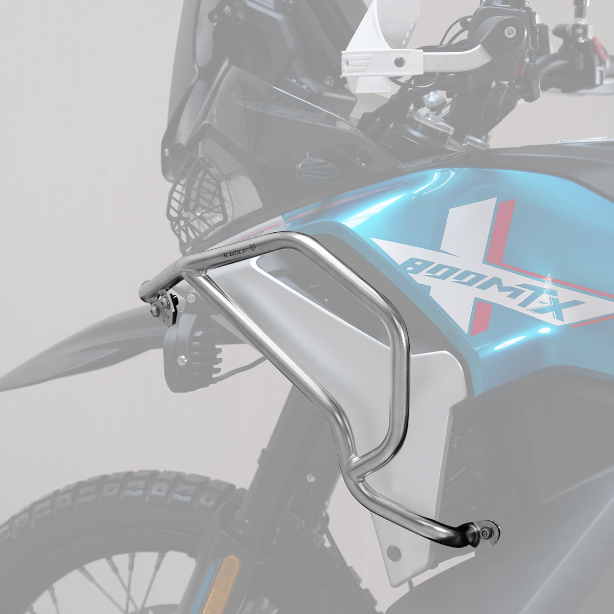 S_Wolf defensas superiores para CFMOTO 800 MT-X — imagen 8