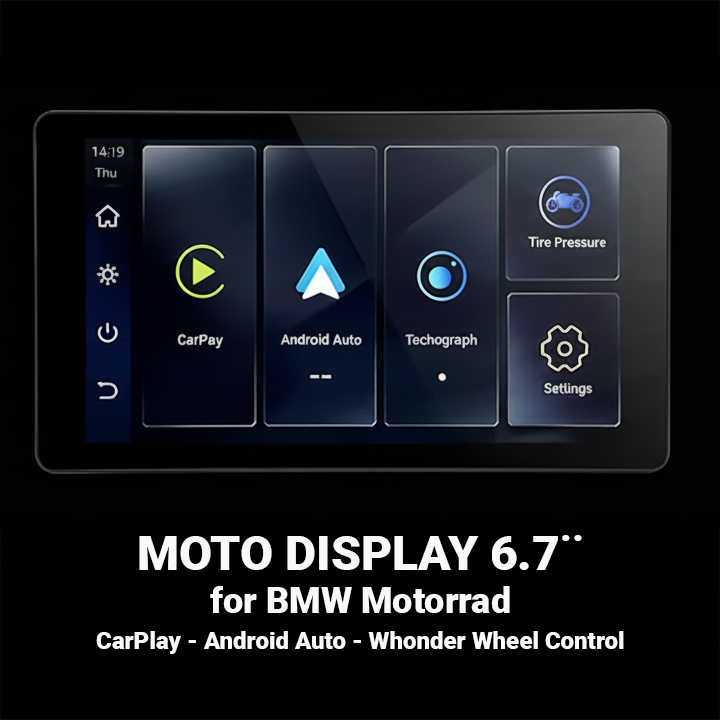 NEW | MOTO DISPLAY PARA BMW DE 6.7¨ | CONTROL WONDER WHEEL |