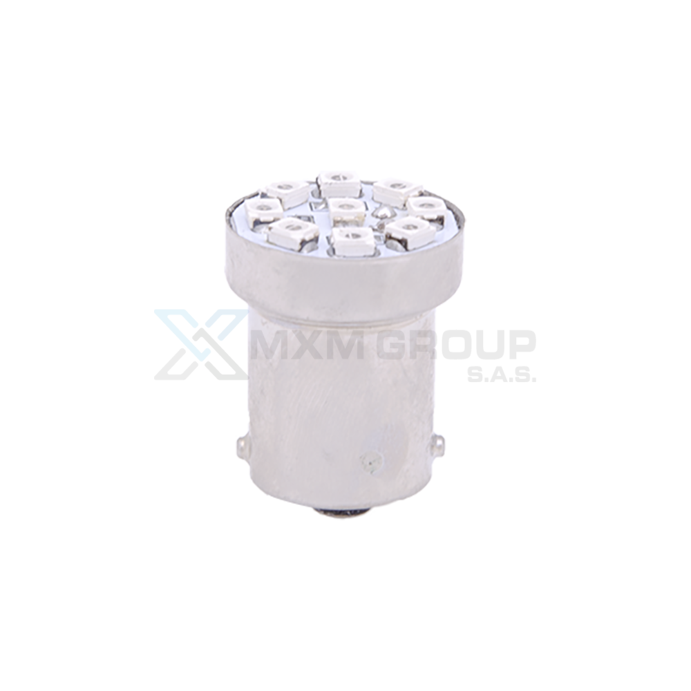 Bombillo LED - Base 67 (G18) - 9 LED SMD - VERDE