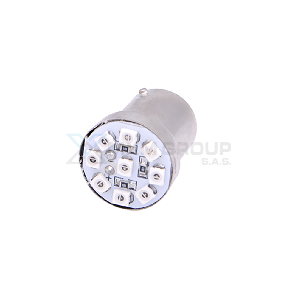 Bombillo LED - Base 67 (G18) - 9 LED SMD - VERDE