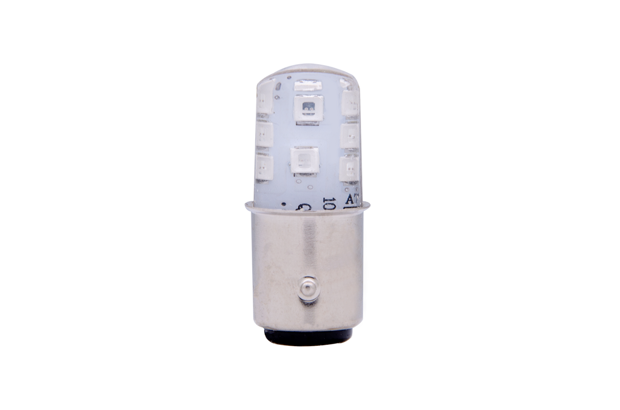 Bombillo LED - Base 1157 (1034) - 24 LED SMD - SILICONA Función Strober