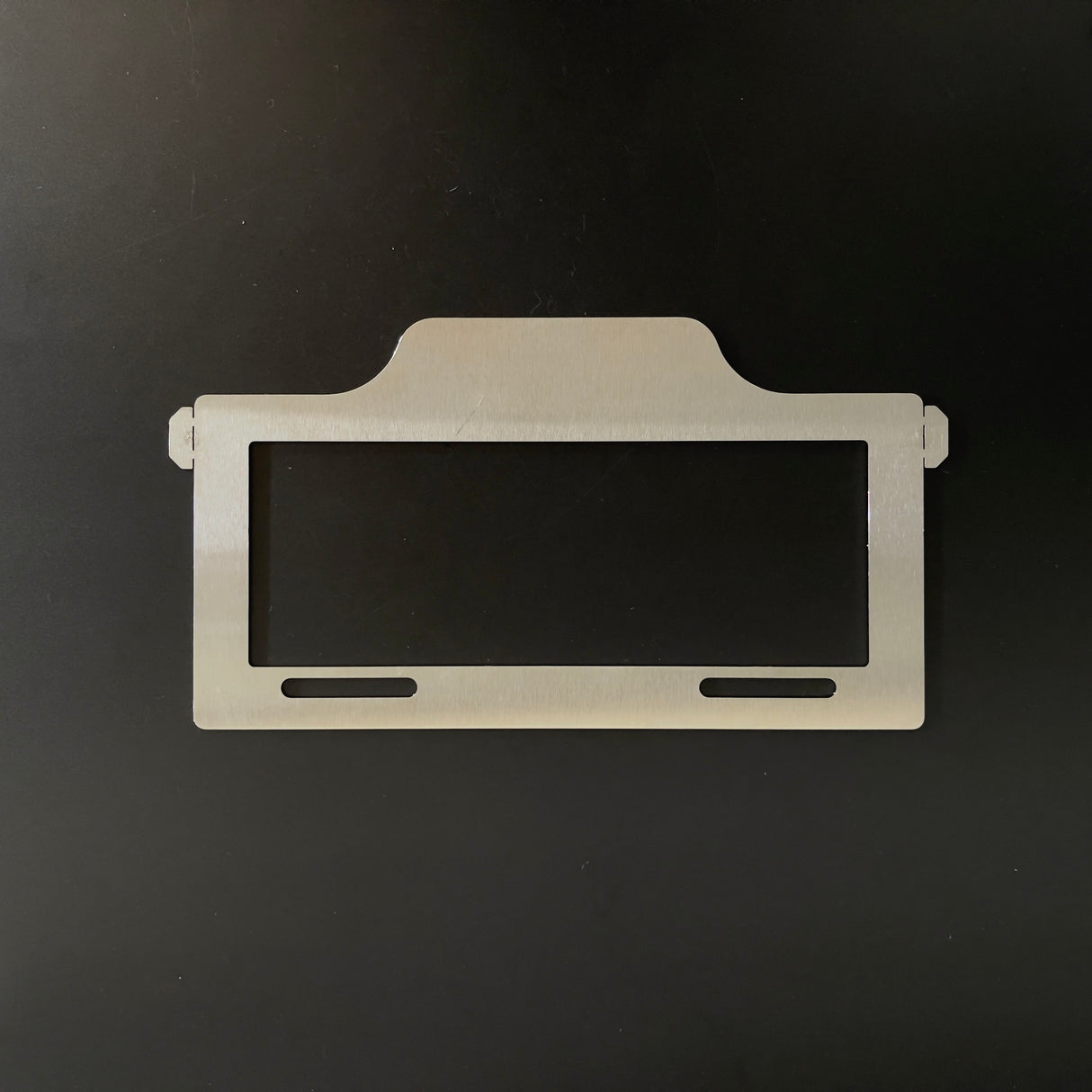 Portaplaca Universal Moto en Acero Inoxidable 305