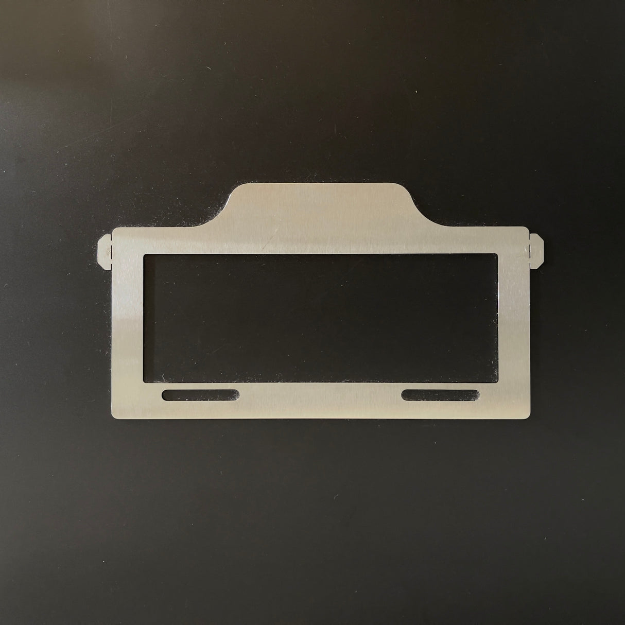 Portaplaca Universal Moto en Acero Inoxidable 305