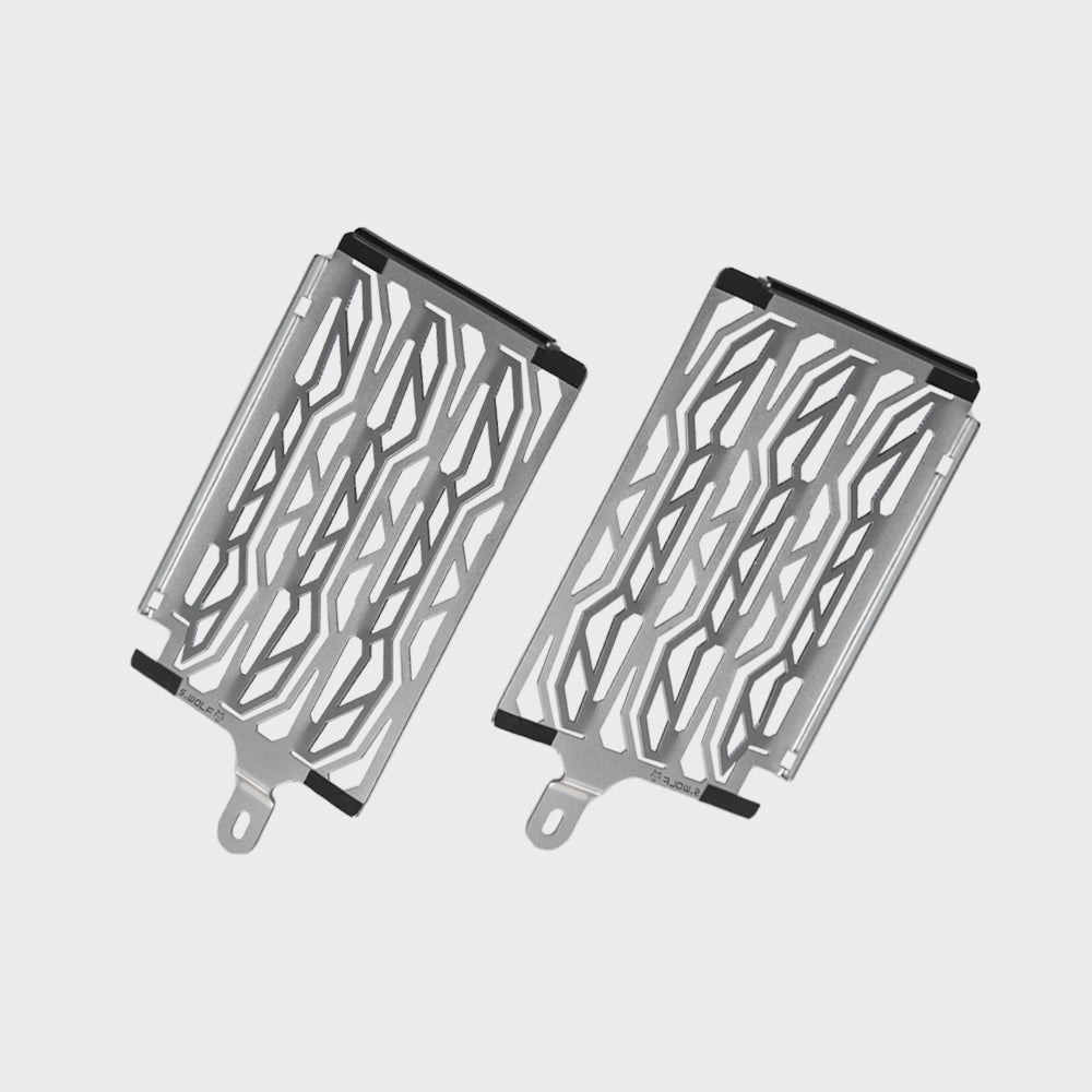 Protectores de radiador S-WOLF, plata