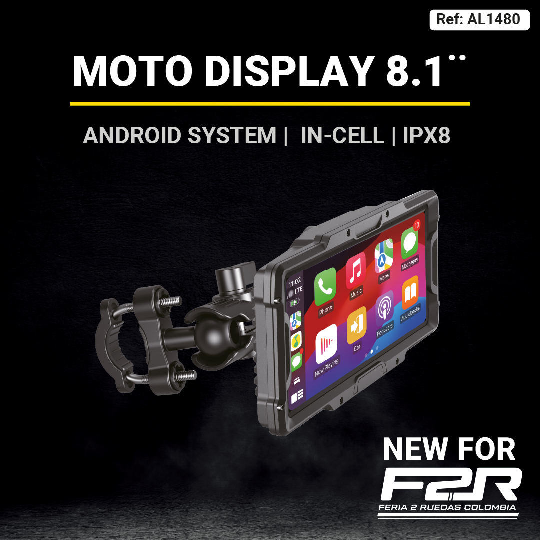 MOTO DISPLAY UNIVERSAL DE 8¨ - ANDROID V.14