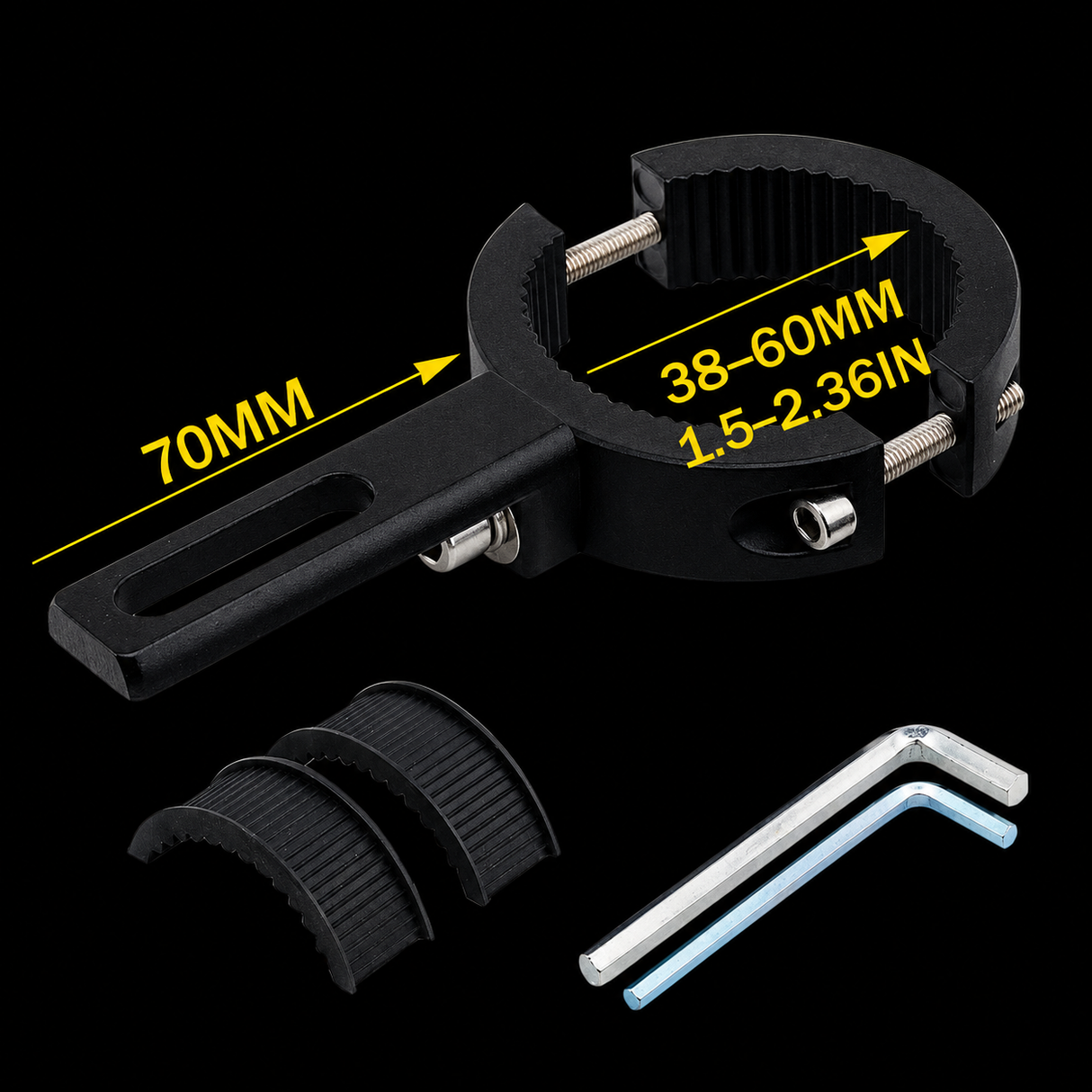 Soporte Universal para Exploradoras – Tubos de 3.8 a 6 cm