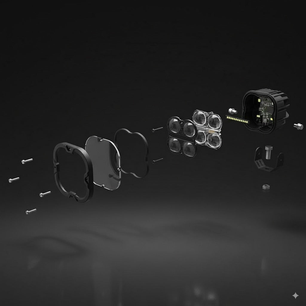 Exploradoras MAXIMA XP-3.5 — LED 3.5" con certificación DOT/ECE