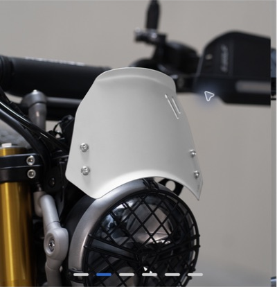 Deflector de viento S-WOLF para Triumph 400X