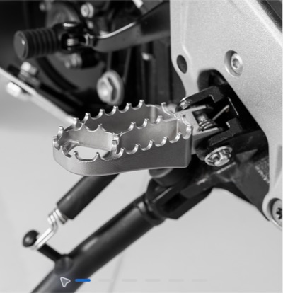 Estriberas fundidas S-WOLF para CFMOTO 1000MT-X