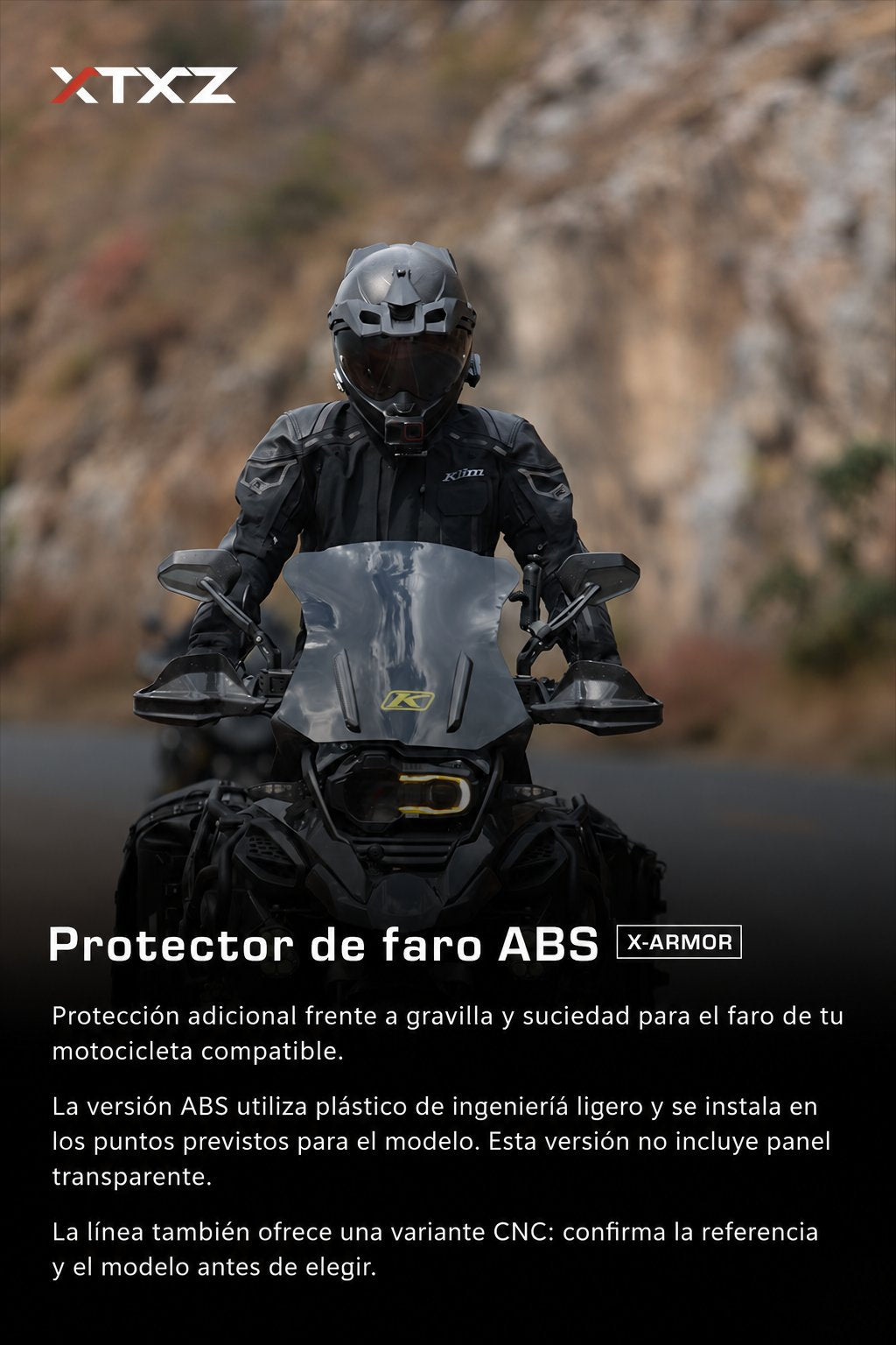 XTXZ | Protector de faro X-ARMOR ABS para BMW R1200/1250GS Adventure — información en español