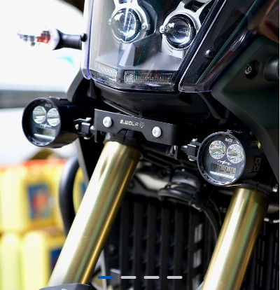 Soporte para luces auxiliares S-WOLF para Yamaha T700
