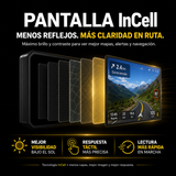 Moto Display Universal 7" 2026 — CarPlay y Android Auto Inalámbrico + Cámara DVR + TPMS + Control Remoto