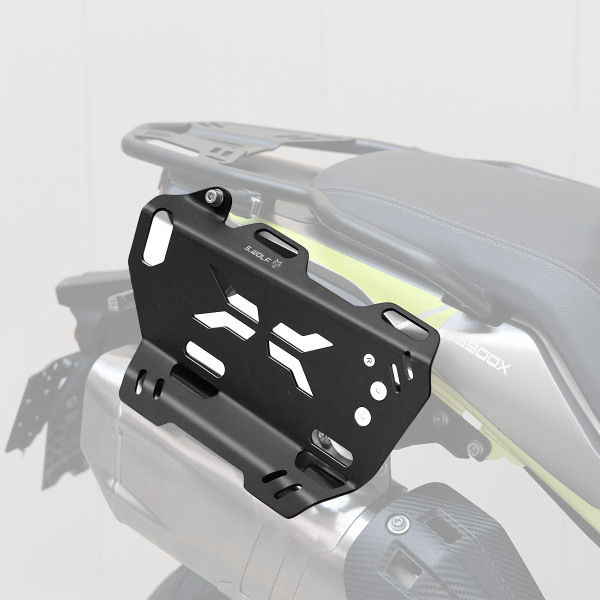 S_Wolf Parrilla trasera y extensiones laterales para VOGE DS900X — imagen 5