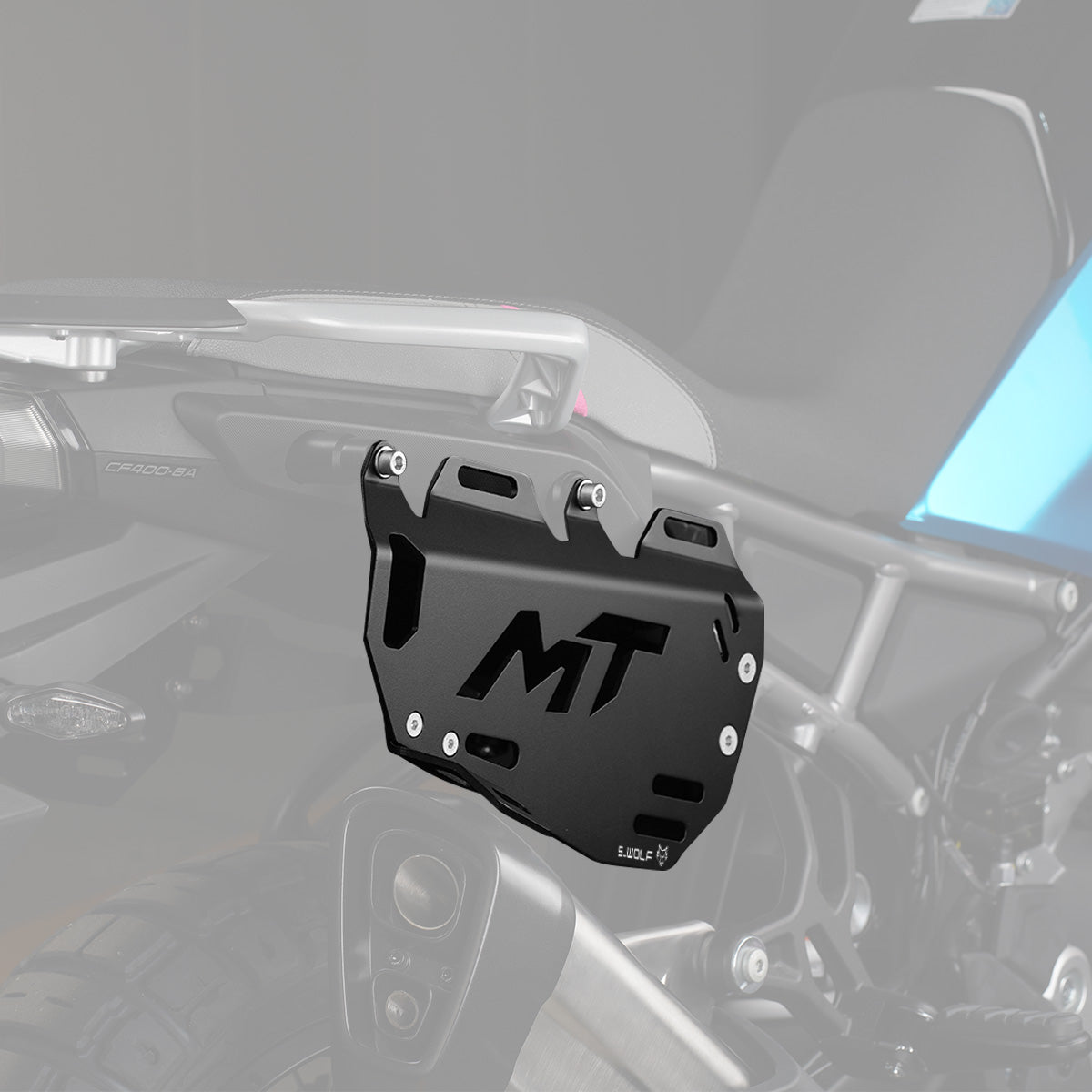 Paneles laterales de extensión S-Wolf para CFMOTO 450MT (2024 en adelante) — imagen 2
