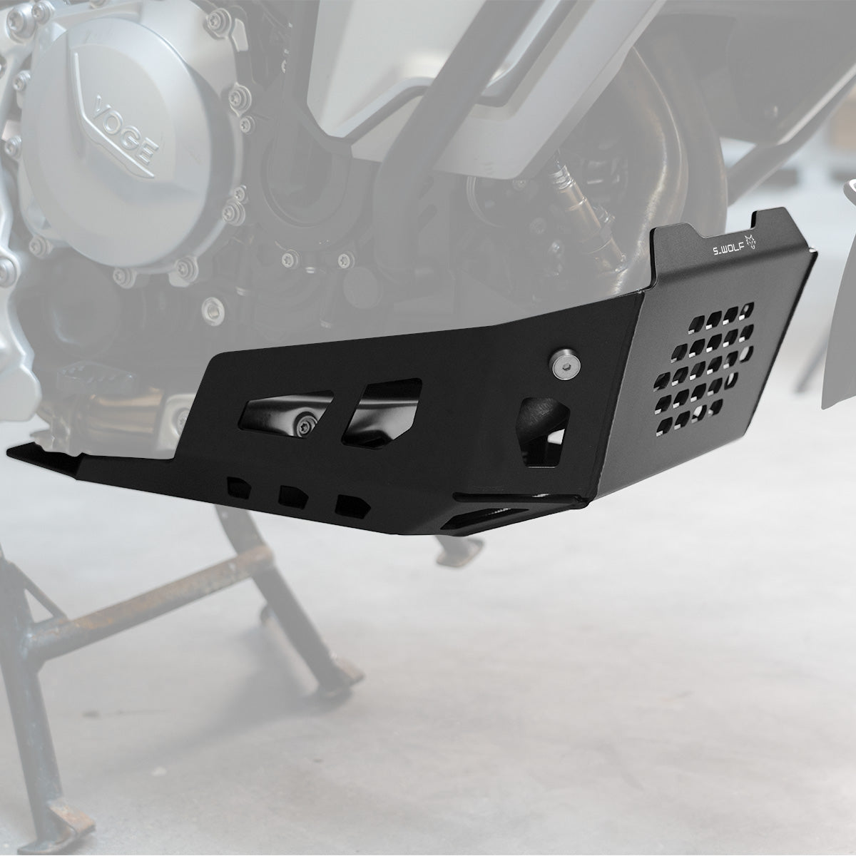 S_Wolf protector inferior de motor para VOGE DS900X, compatible con defensas de fábrica — imagen 3