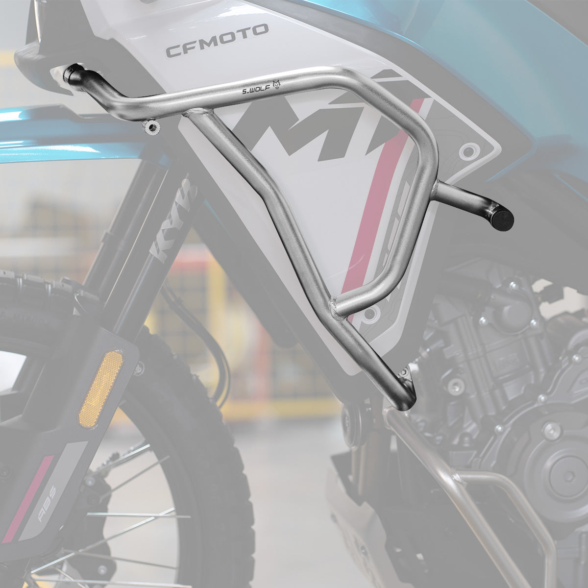 Defensa superior S-Wolf para CFMOTO 450MT (2024 en adelante) — imagen 4