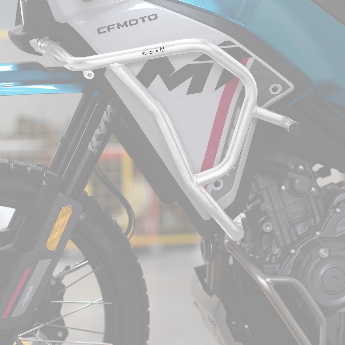 Defensa superior S-Wolf para CFMOTO 450MT (2024 en adelante) — imagen 5