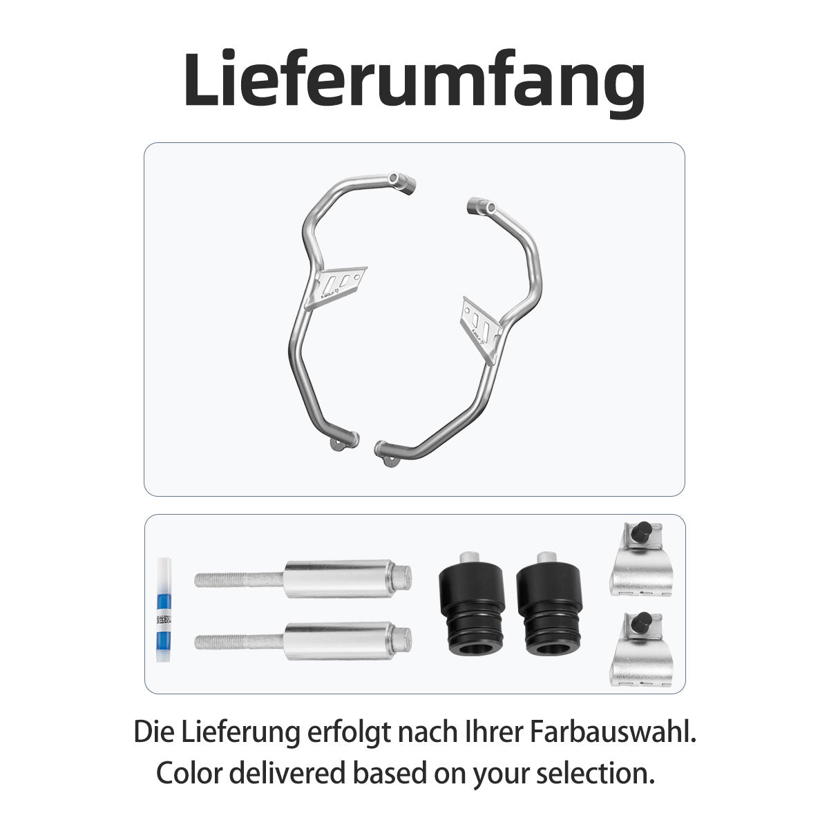 S_Wolf refuerzo de defensas superiores para BMW R1250GS / R1250GS Adventure — imagen 7