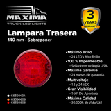 Lámpara LED 140 mm - Sobreponer (Multivoltaje 10-30V)