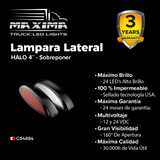 Lámpara Lateral LED Bi-Color HALO - 12/24V DC