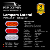 Lámpara LED 6" PERLADA - Sobreponer (Multivoltaje 10-30V)
