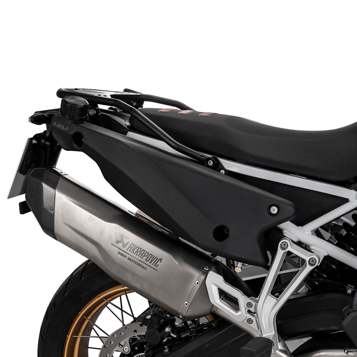Tanque auxiliar S-WOLF para BMW F900GS, vista lateral