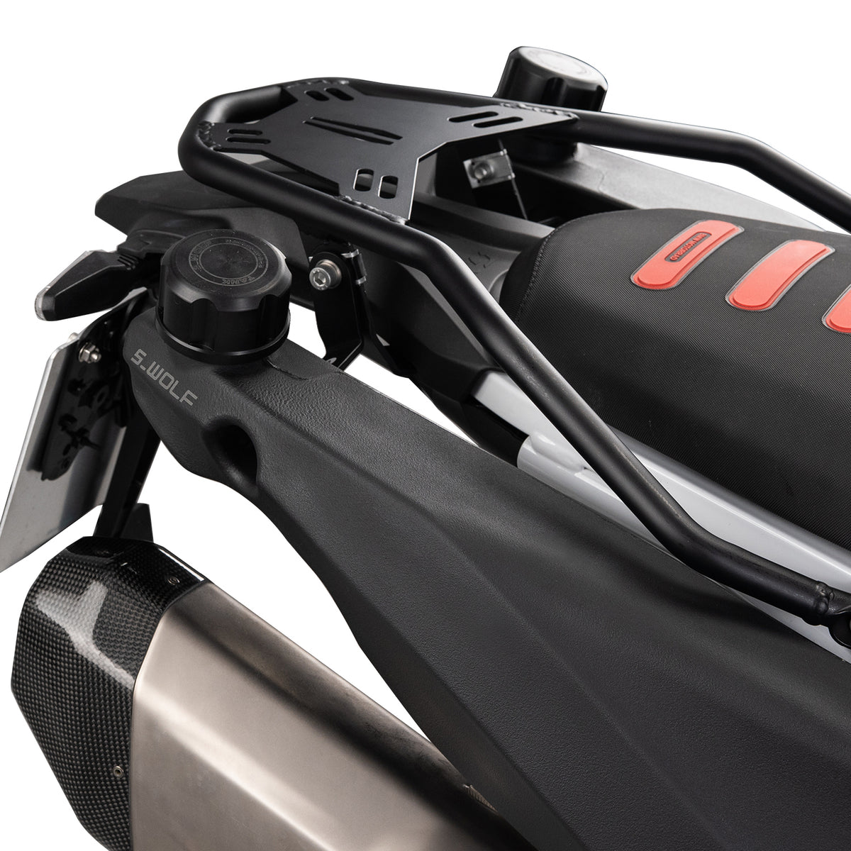 Tanque auxiliar S-WOLF para BMW F900GS, conjunto instalado