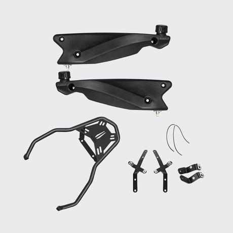 Tanque auxiliar S-WOLF para BMW F900GS, componentes visibles