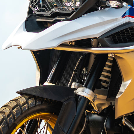 Protectores de radiador instalados en BMW R1250GS