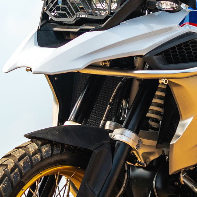 Protectores de radiador instalados en BMW R1250GS