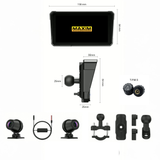 Moto Display Universal 5" 2026 — CarPlay y Android Auto + Cámara DVR + TPMS