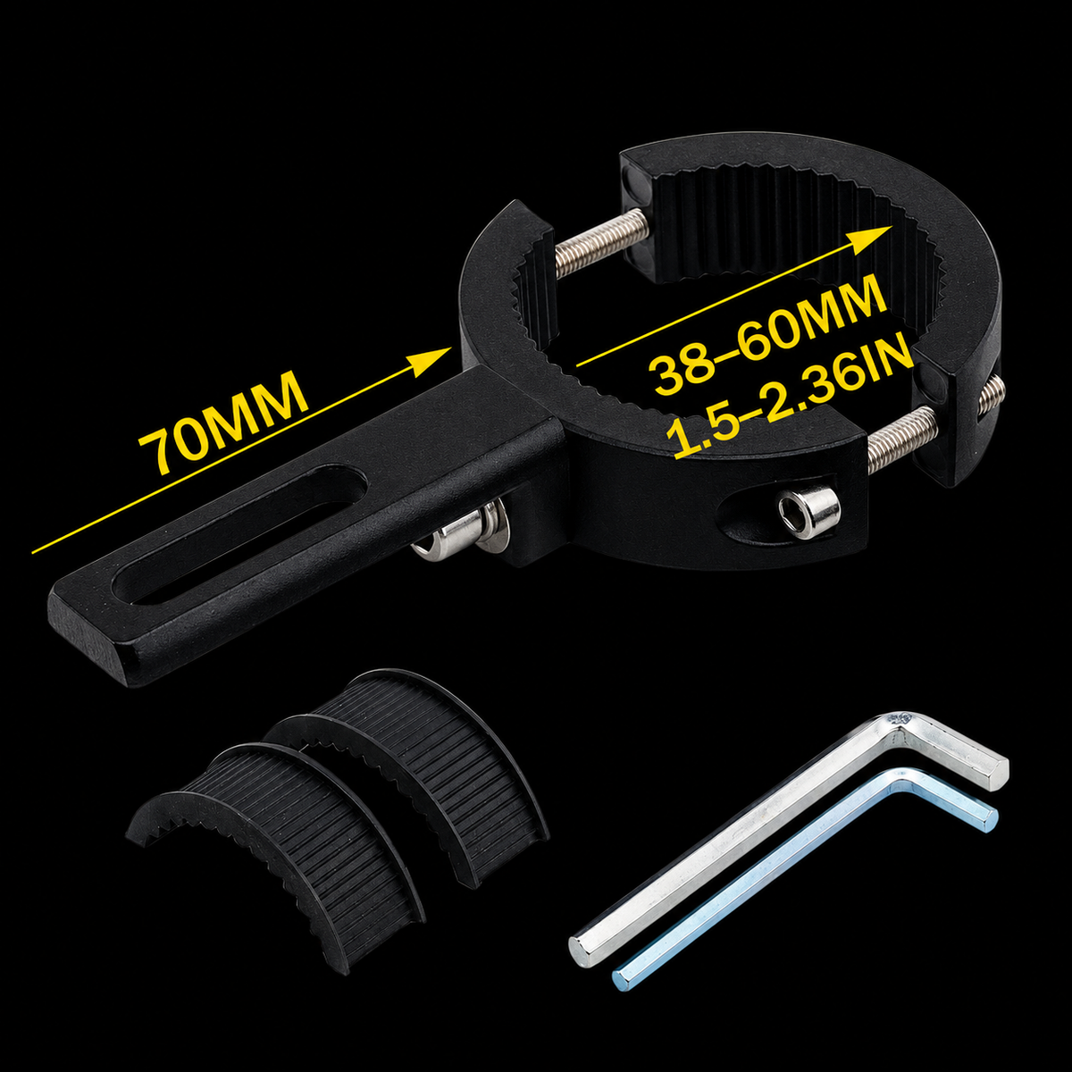 Soporte Universal para Exploradoras – Tubos de 3.8 a 6 cm