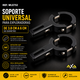 Soporte Universal para Exploradoras – Tubos de 3.8 a 6 cm