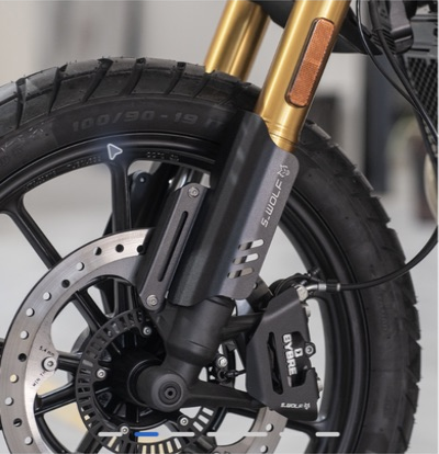 Guardabarros y protectores de suspensión S-WOLF para Triumph 400X
