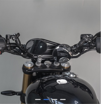 Bases plegables para espejos retrovisores S-WOLF para Triumph 400X