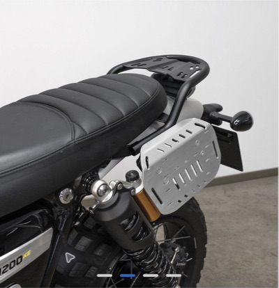 Placas de extensión para soporte de bolsas laterales S-WOLF para Triumph SCRAMBLER 1200