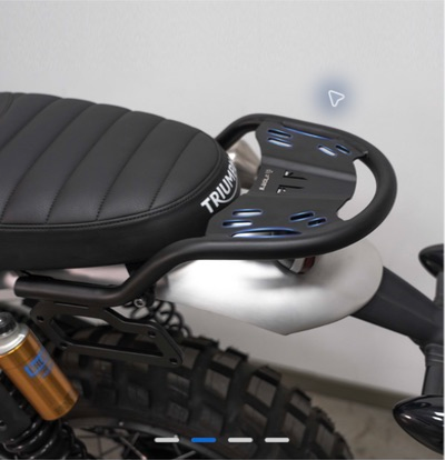 Parrilla trasera S-WOLF para Triumph SCRAMBLER 1200
