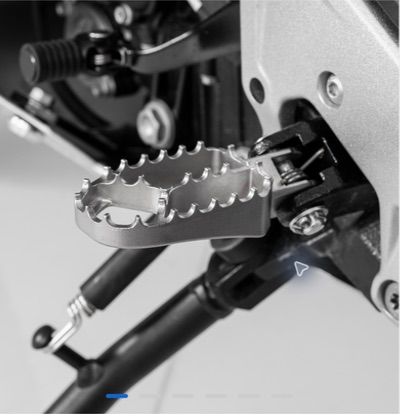 Estriberas fundidas S-WOLF para CFMOTO 800MT-X